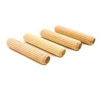Tolux Goujon en Bois 6x30 mm, Lot de 100 Pièces, Tourillons et Chevilles en Hêtre de Haute Qualité Selon la Norme DIN 68150