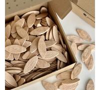 Tolux Lamelles d’assemblage taille 20, paquet de 1000 pièces, Lamello, Chevilles plates en bois de hêtre de haute qualité pour les menuisiers et les projets de bricolage
