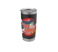 Tom and Jerry Cat & Mouse Gobelet isotherme en acier inoxydable double paroi