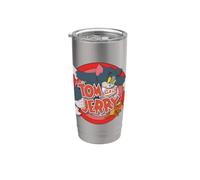 Tom and Jerry Cat & Mouse Gobelet isotherme en acier inoxydable double paroi