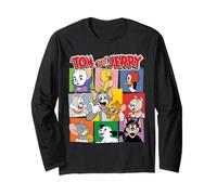Tom and Jerry Character Squares Manche Longue