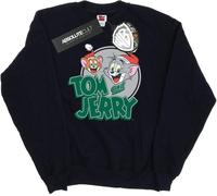Tom And Jerry - "Christmas Greetings" Sweat-shirt pour femme BI11649 (M) (Noir)