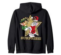 Tom and Jerry Christmas Surprise Sweat à Capuche