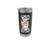 Tom and Jerry Cute And Cranky Gobelet isotherme en acier inoxydable double paroi