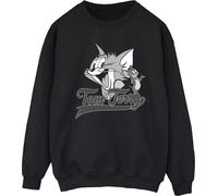 Tom And Jerry - "Greyscale Square" Sweat-shirt pour homme BI47082 (XL) (Noir)