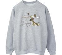 Tom And Jerry - "It's Time For Surfing" Sweatshirt für Herren BI47090 (3XL) (Grau)