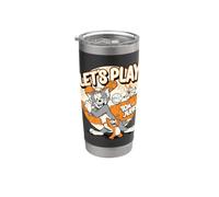 Tom and Jerry Let's Play Gobelet isotherme en acier inoxydable double paroi