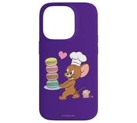 Tom and Jerry Macaron Love Coque pour iPhone 14 Pro