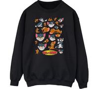 Tom And Jerry - "Many Faces" Sweat-shirt pour femme BI48238 (XL) (Noir)