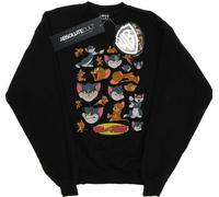 Tom And Jerry - "Many Faces" Sweat-shirt pour homme BI47039 (5XL) (Noir)