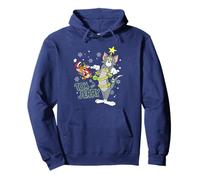 Tom and Jerry Merry Christmas Tinsel Tangle Sweat à Capuche