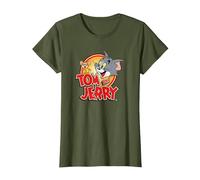 Tom and Jerry PAPL2328 Comédie de Dessin animé Vintage T-Shirt