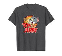 Tom and Jerry PAPL2328 Comédie de Dessin animé Vintage T-Shirt