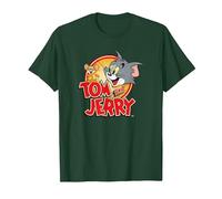 Tom and Jerry PAPL2328 Comédie de Dessin animé Vintage T-Shirt