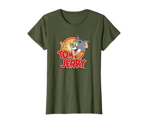 Tom and Jerry PAPL2328 Comédie de Dessin animé Vintage T-Shirt