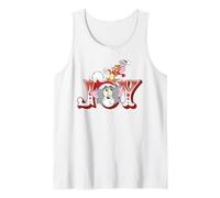 Tom and Jerry Santa Hat Christmas Joy Débardeur