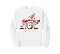 Tom and Jerry Santa Hat Christmas Joy Sweatshirt