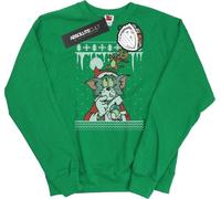 Tom And Jerry - Sweat-shirt "Christmas Fair Isle" pour femme BI11784 (M) (Vert irlandais)