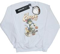 Tom And Jerry - "The Chase Is On" Sweat-shirt pour garçon BI37856 (140-146) (Blanc)