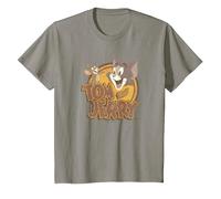 Tom and Jerry Water Damaged T-Shirt, Enfant, Ardoise, 12 Ans