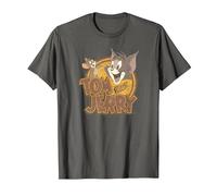Tom and Jerry Water Damaged T-Shirt, Homme, Asphalte, L