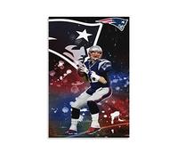 Tom Brady (3) Poster décoratif sur toile pour salon, chambre à coucher 30 x 45 cm