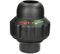 Tom Casque d'écoute avec verrou de Direction intégré 1 1/8 Pouce Noir