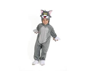 Tom chat costume grenouillère peluche déguisement original Tom & Jerry (Taille 1-2 ans)