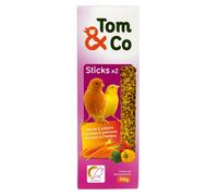 Tom&Co Sticks Canari Carrottes&poivrons 2x55g