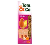 Tom&Co Sticks Canari Oeuf 2x55g