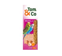 Tom&Co Sticks pour Perruches Oeuf 2x55g