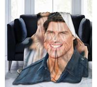 Tom Cruise Couverture Super Douce Et Confortable En Flanelle Microfibre Couverture Légère Pour Lit, Canapé,60x50 Pouces {39218}