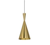 Tom Dixon Beat Pendant Tall LED Pendelleuchte, laiton