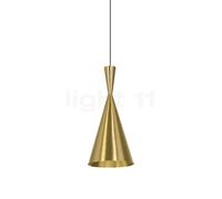 Tom Dixon Beat Tall Suspension LED laiton Ce luminaire comporte des modules à LED prémontés de classes énergétiques A A++, A+, A