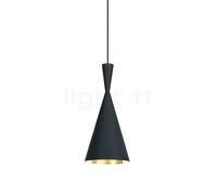 Tom Dixon Beat Tall Suspension LED noir/laiton