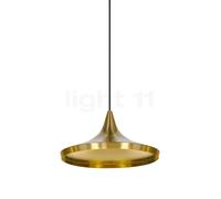 Tom Dixon Beat Wide Suspension LED laiton Ce luminaire comporte des modules à LED prémontés de classes énergétiques A A++, A+, A