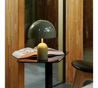Tom Dixon Lampe de table LED avec batterie Bell vert mousse LxLxH 19x7,6x28cm