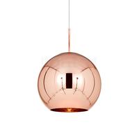 Tom Dixon Copper Round Suspension LED cuivre - ø45 cm Ce luminaire comporte des modules à LED prémontés de classes énergétiques A A++, A+, A