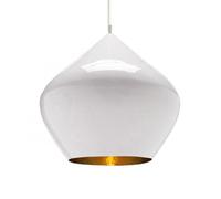 TOM DIXON lampe à suspension BEAT STOUT (Blanc - laiton)
