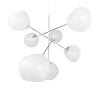 Tom Dixon Melt Chandelier Large Opal LED Kronleuchter, Opal / Silver
