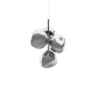 Tom Dixon Melt Mini Suspension LED 4 foyers argenté Ce luminaire comporte des modules à LED prémontés de classes énergétiques A A++, A+, A