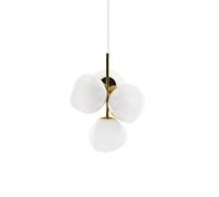 Tom Dixon Melt Mini Suspension LED 4 foyers opale/doré Ce luminaire comporte des modules à LED prémontés de classes énergétiques A A++, A+, A