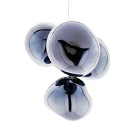 Tom Dixon Melt Chandelier Small LED Kronleuchter, Smoke