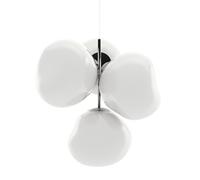 Tom Dixon Melt Chandelier Small Opal LED Kronleuchter, Opal / Silver