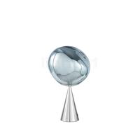 Tom Dixon Melt Cone Fat Lampe de table LED argenté/argenté Ce luminaire comporte des modules à LED prémontés de classes énergétiques A A