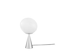 Tom Dixon Melt Cone Fat Lampe de table LED argenté/opale Ce luminaire comporte des modules à LED prémontés de classes énergétiques A A