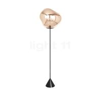 Tom Dixon Melt Cone Slim Lampadaire LED cuivre - commutable Ce luminaire comporte des modules à LED prémontés de classes énergétiques A A++, A+, A