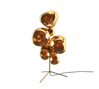 Tom Dixon Melt Floor Chandelier LED Stehleuchte, Gold