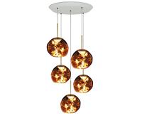 Tom Dixon Melt Gold LED Pendant System Pendelleuchte, Melt Gold Mini Round