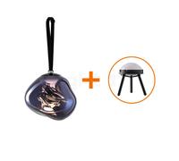 Tom Dixon Melt Lampe de sol rechargeable et Suspension LED fumé Ce luminaire comporte des modules à LED prémontés de classes énergétiques A A++, A+, A